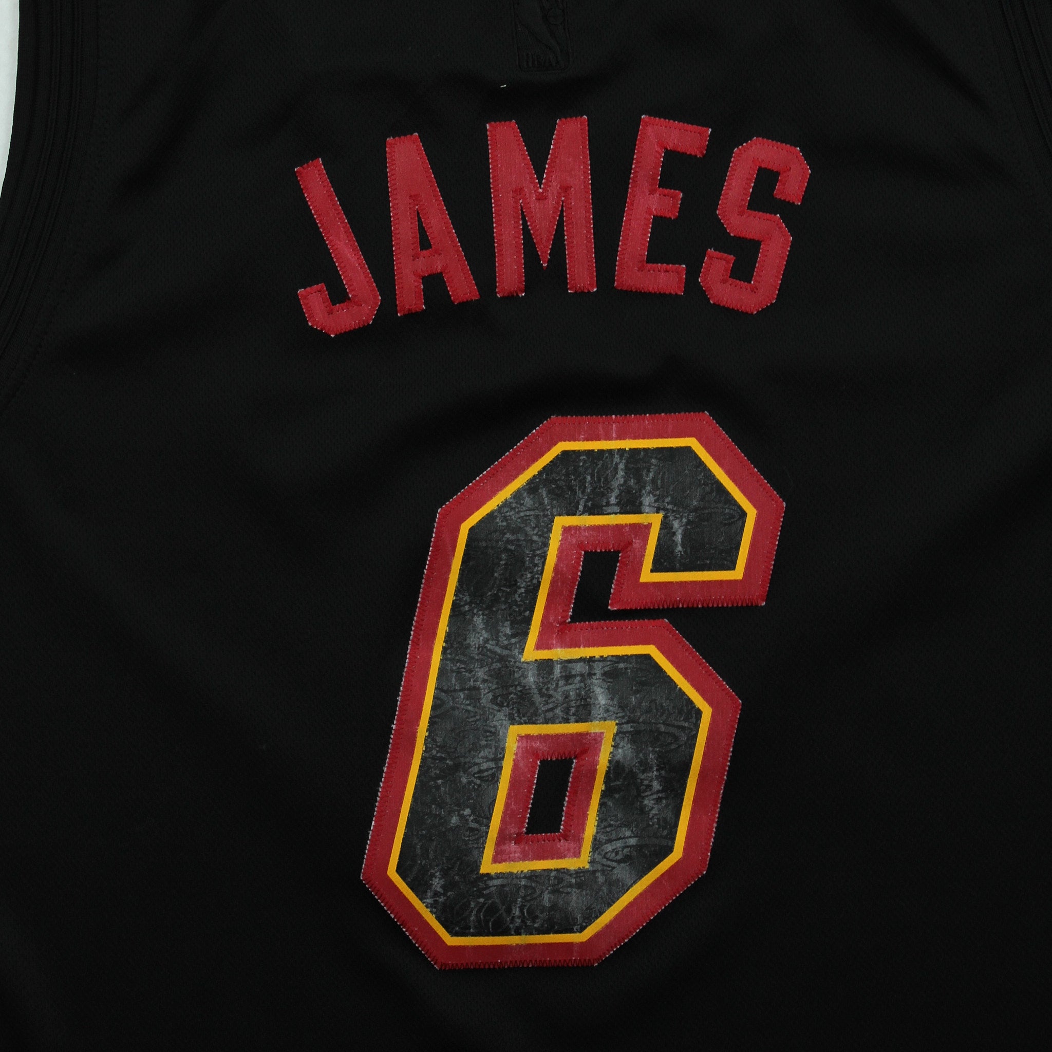 Adidas Miami Heat Lebron James #6 Jersey L