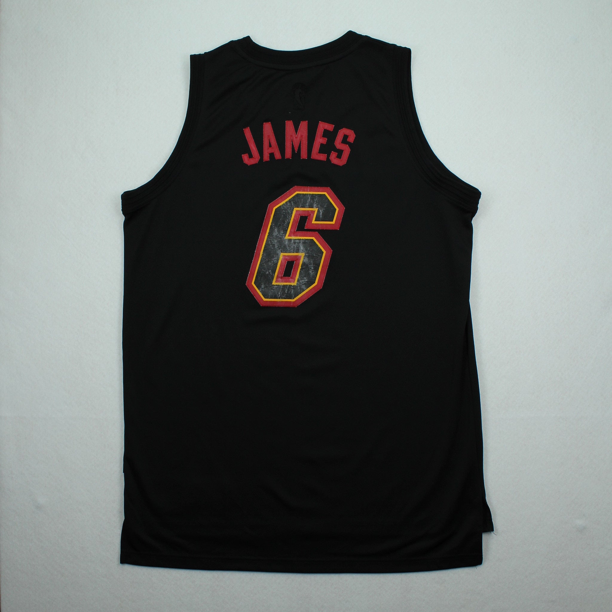 Adidas Miami Heat Lebron James #6 Jersey L