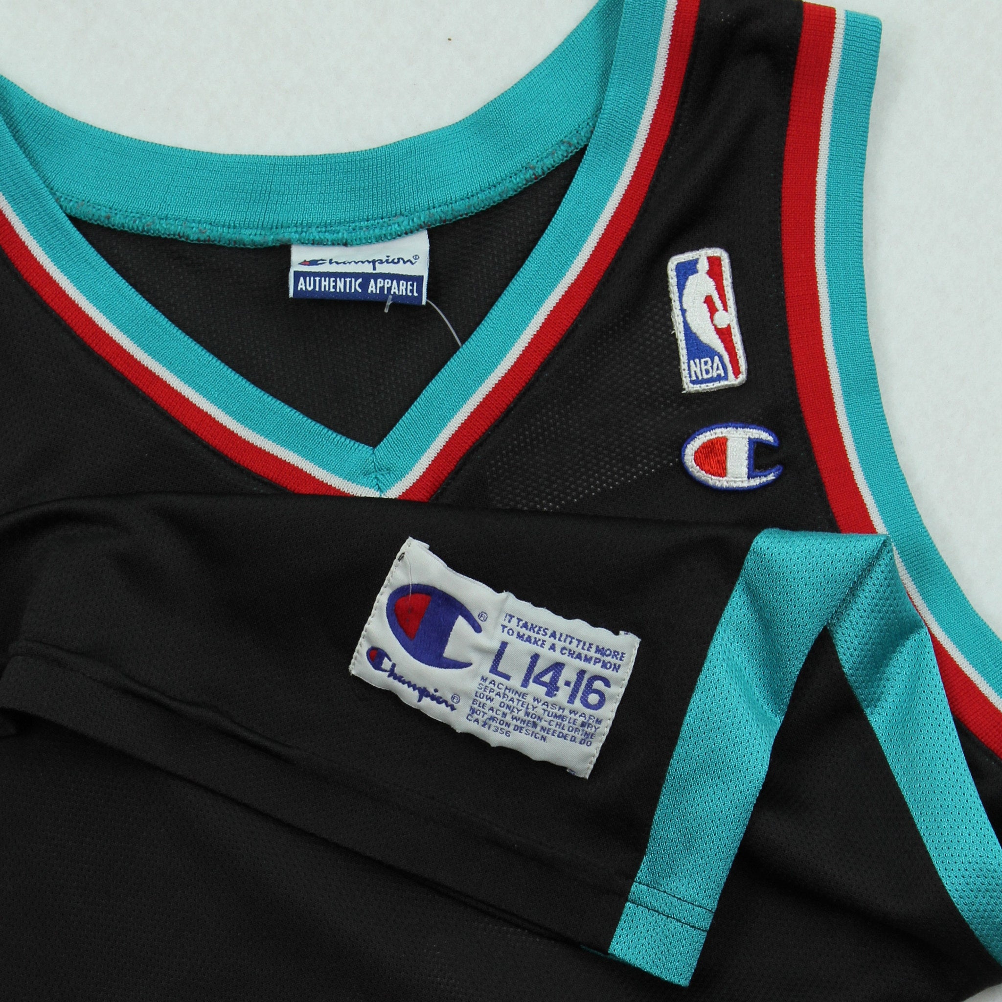 Vintage Champion Vancouver Grizzlies Bibby #10 Jersey Youth L