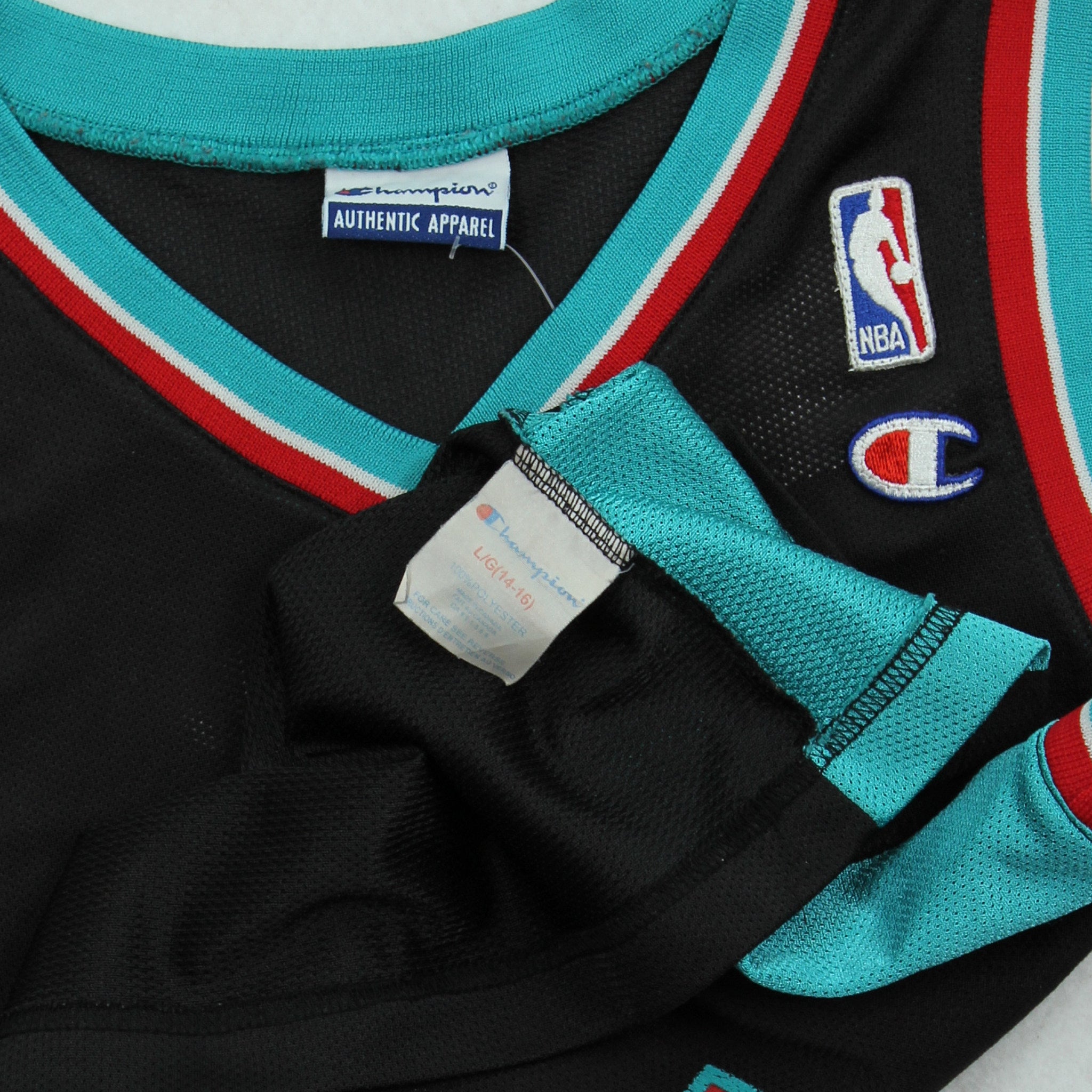 Vintage Champion Vancouver Grizzlies Bibby #10 Jersey Youth L