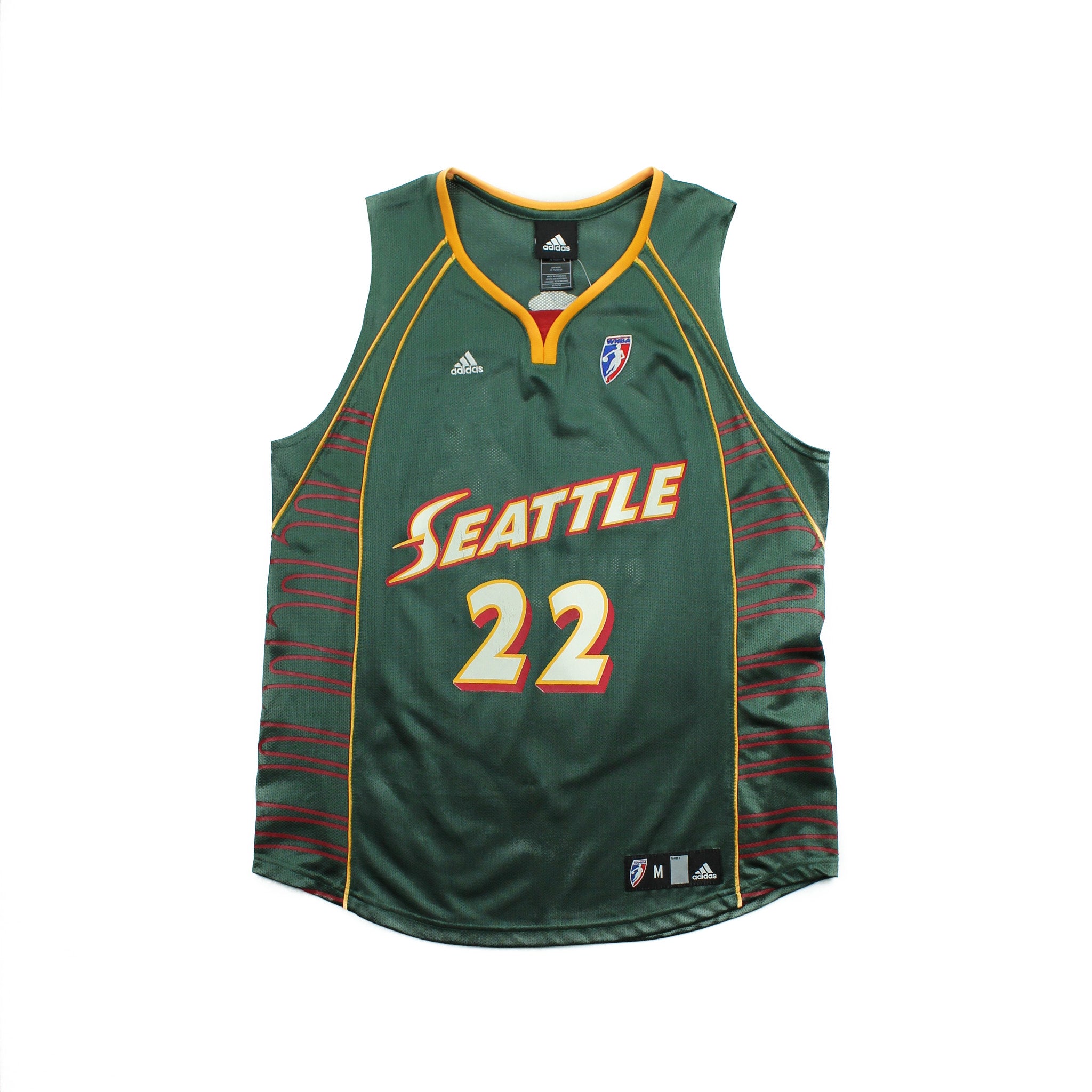 Vintage Adidas Seattle Storm Swoopes #22 Jersey Women's M