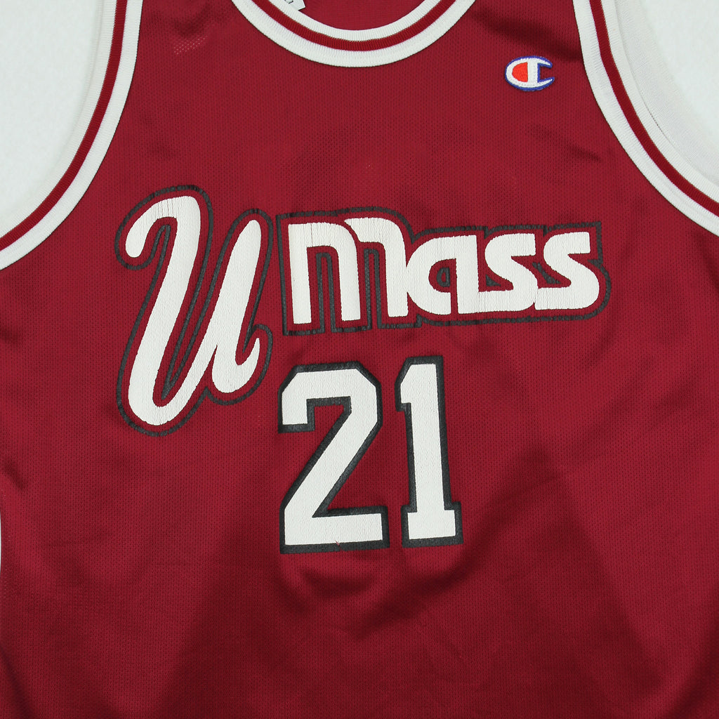 Vintage Champion U Mass Basketball Jersey S