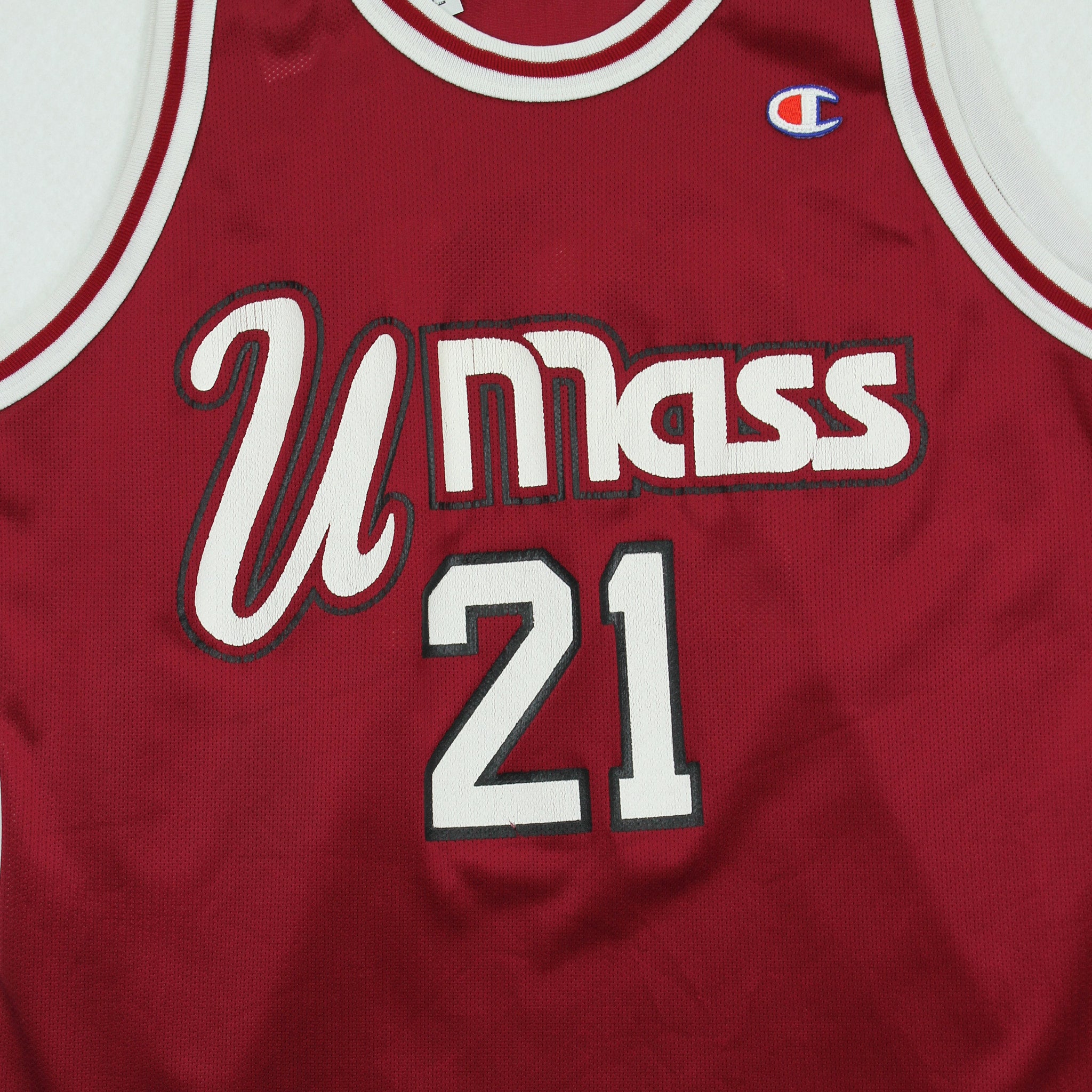 Vintage Champion U Mass Basketball Jersey S