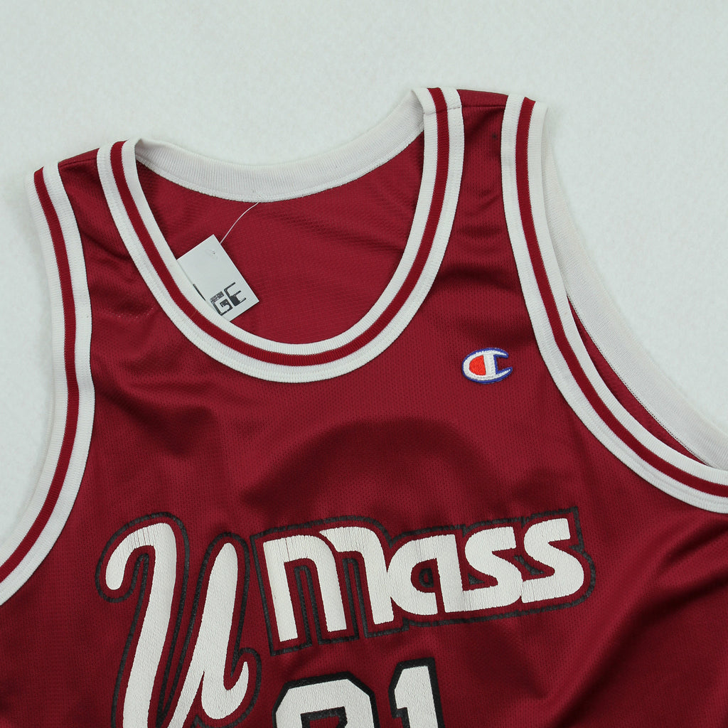 Vintage Champion U Mass Basketball Jersey S