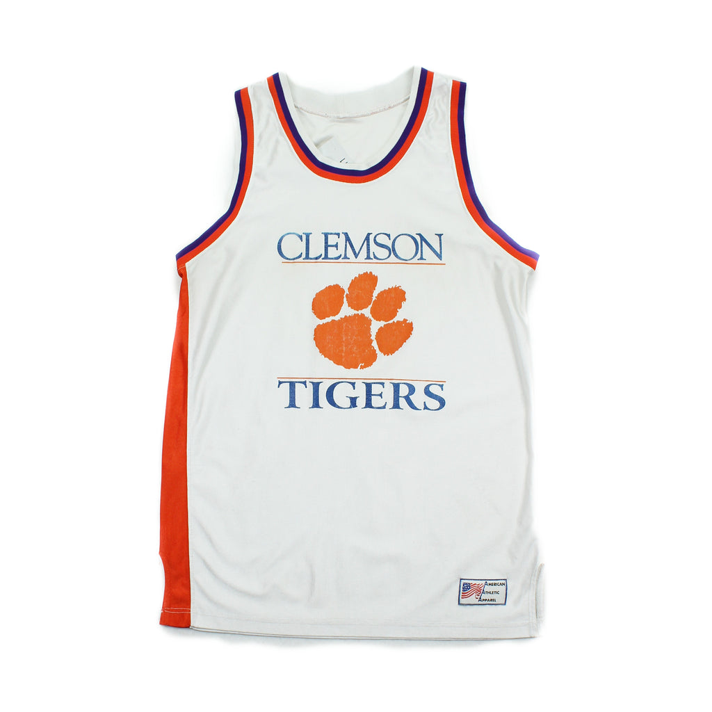 Vintage Clemson Tigers Basketball Jersey M