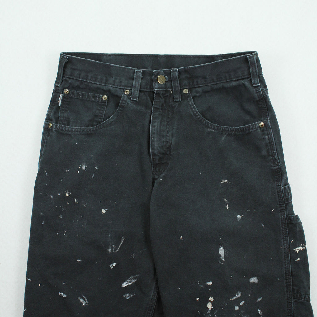 Vintage Carhartt Loose Fit Paint Splattered Carpenter Denim 32
