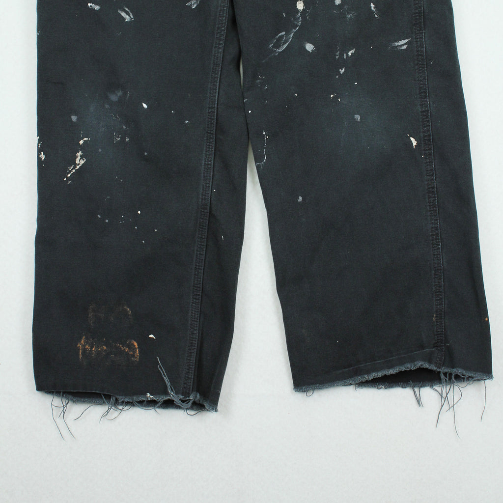 Vintage Carhartt Loose Fit Paint Splattered Carpenter Denim 32
