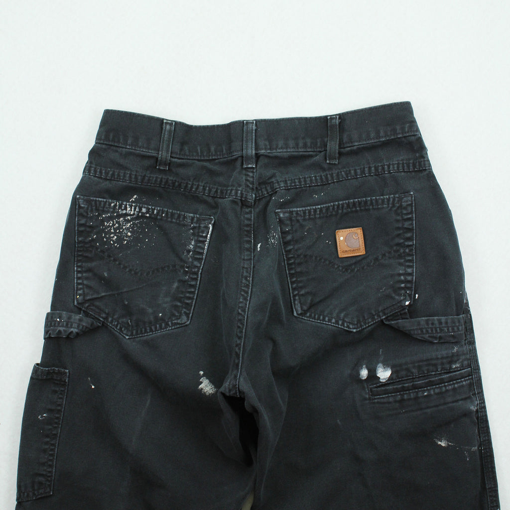 Vintage Carhartt Loose Fit Paint Splattered Carpenter Denim 32