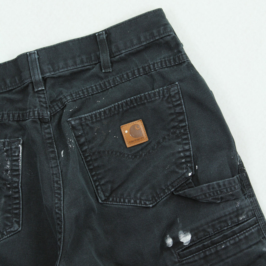 Vintage Carhartt Loose Fit Paint Splattered Carpenter Denim 32