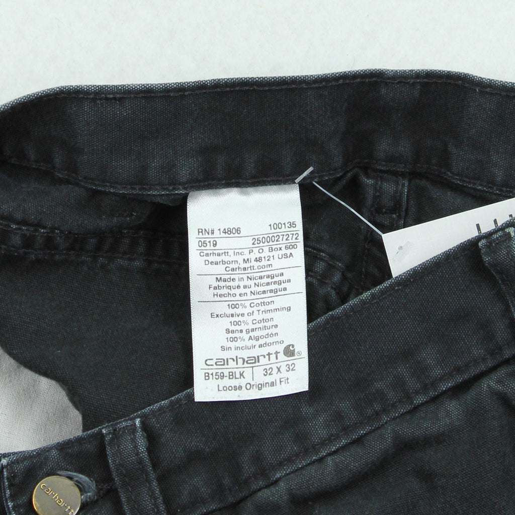 Vintage Carhartt Loose Fit Paint Splattered Carpenter Denim 32