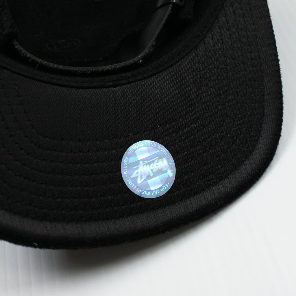 Stussy Big Logo Wool Blend Strapback Hat