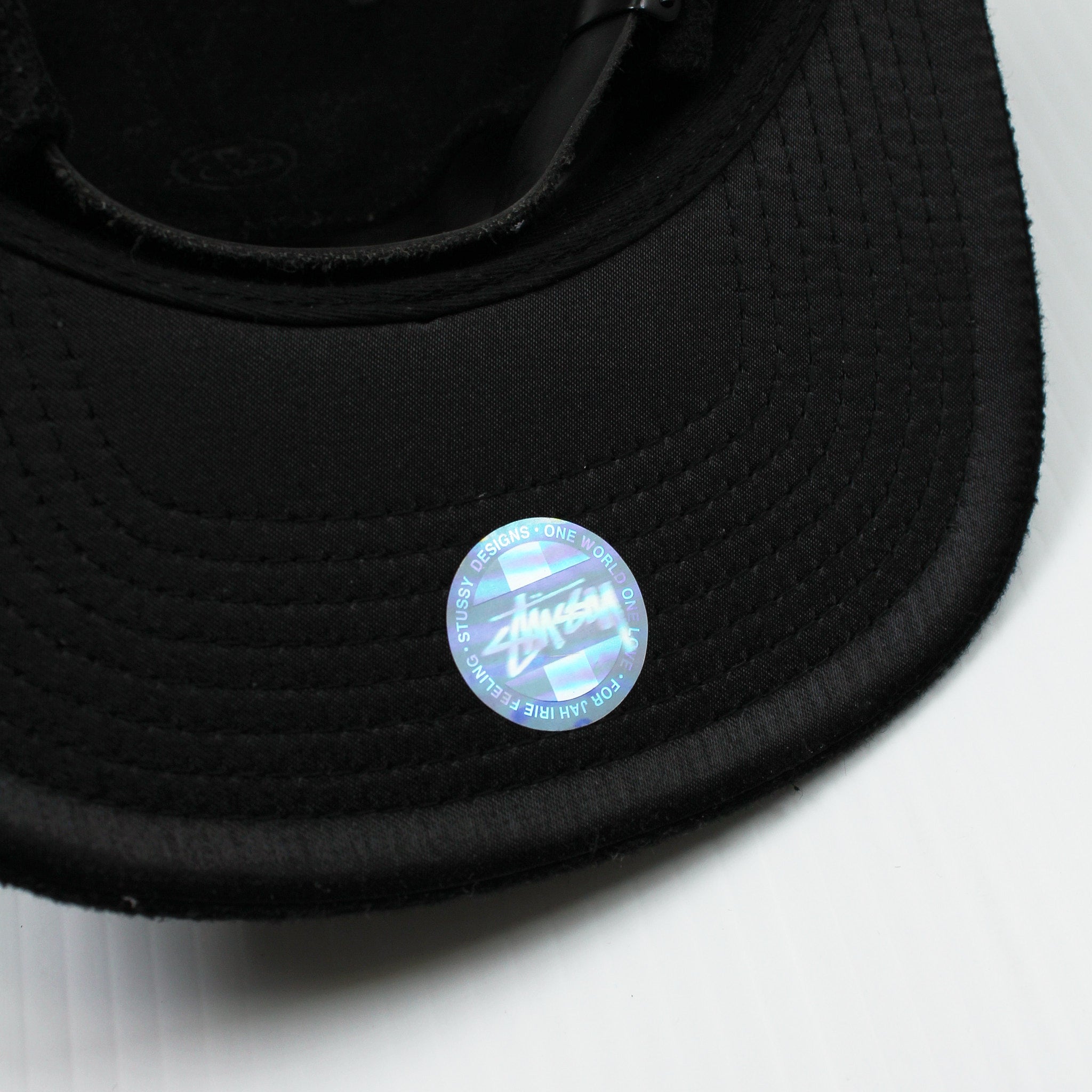 Stussy Big Logo Wool Blend Strapback Hat