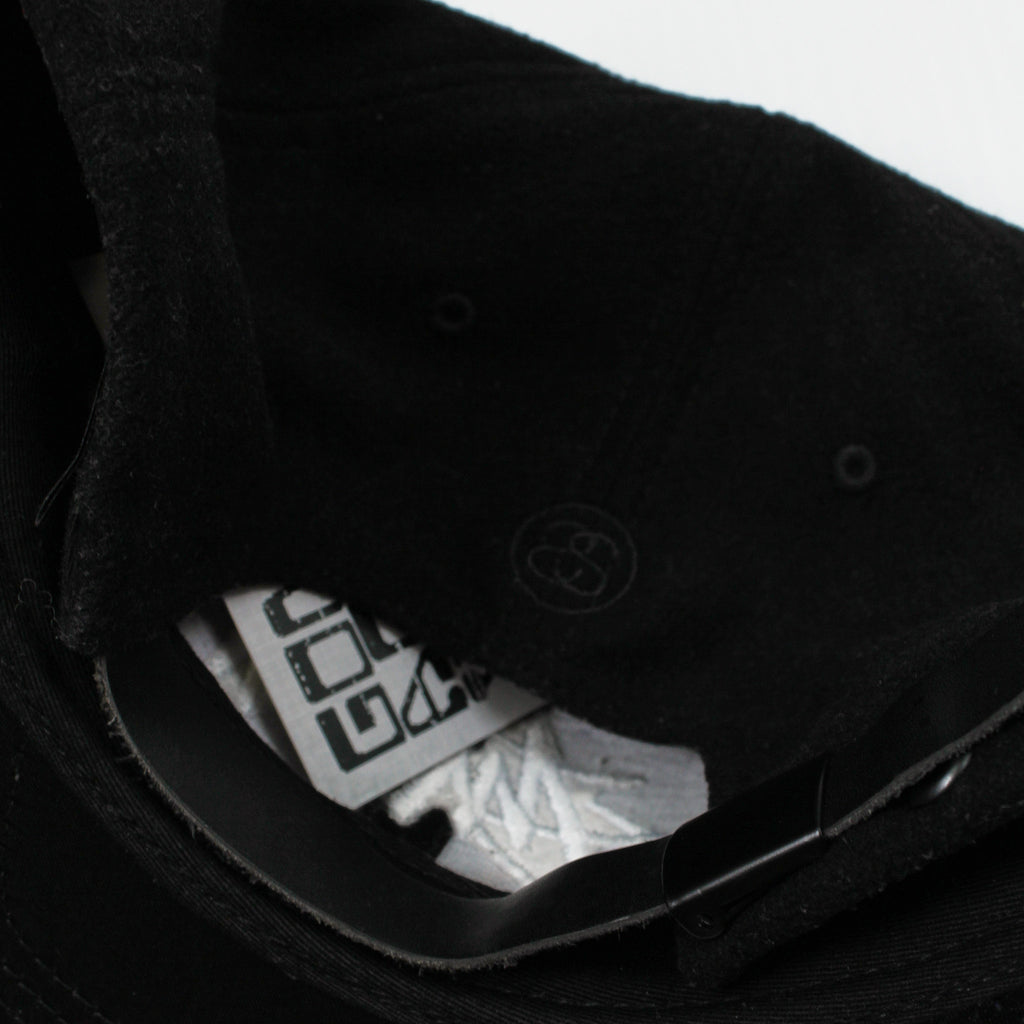 Stussy Big Logo Wool Blend Strapback Hat