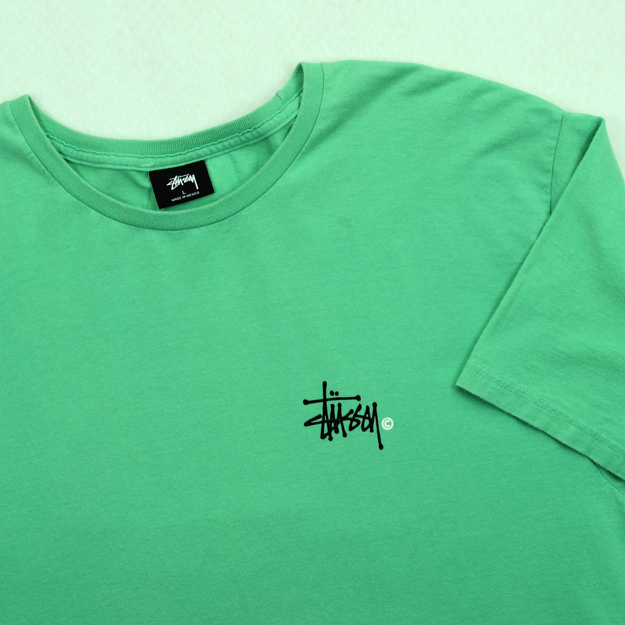 Stussy Logo Graphic Tee L