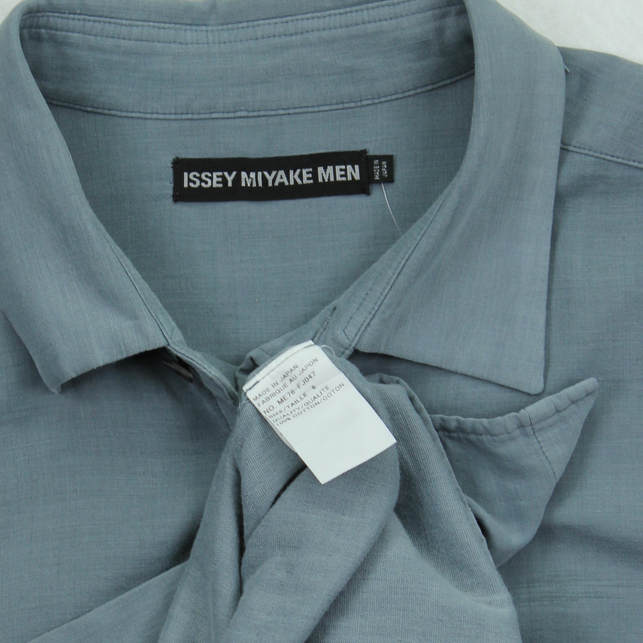 Issey Miyake Men Cotton Button Up Shirt XL