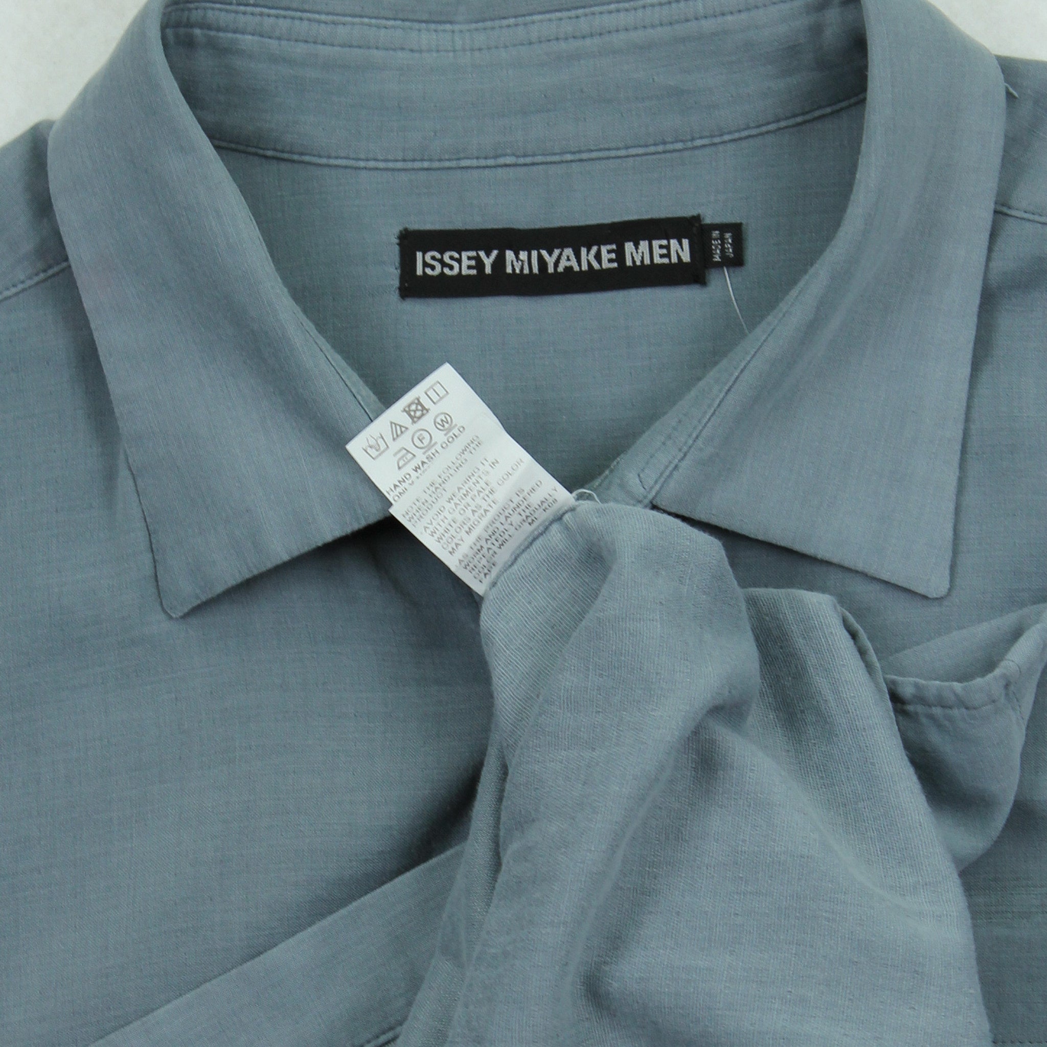 Issey Miyake Men Cotton Button Up Shirt XL