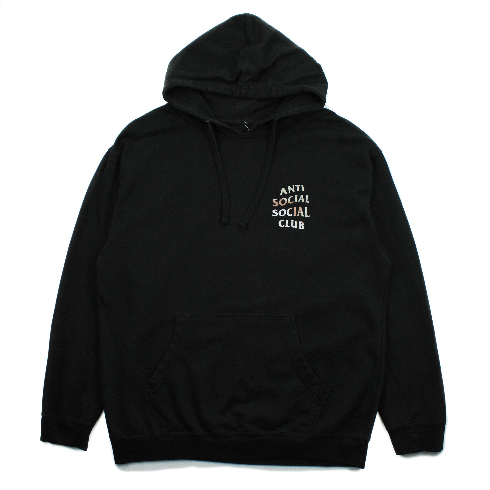 Anti Social Social Club Camo Logo Hoodie L