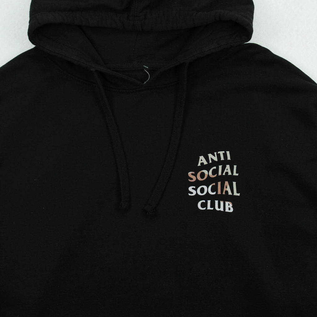 Anti Social Social Club Camo Logo Hoodie L