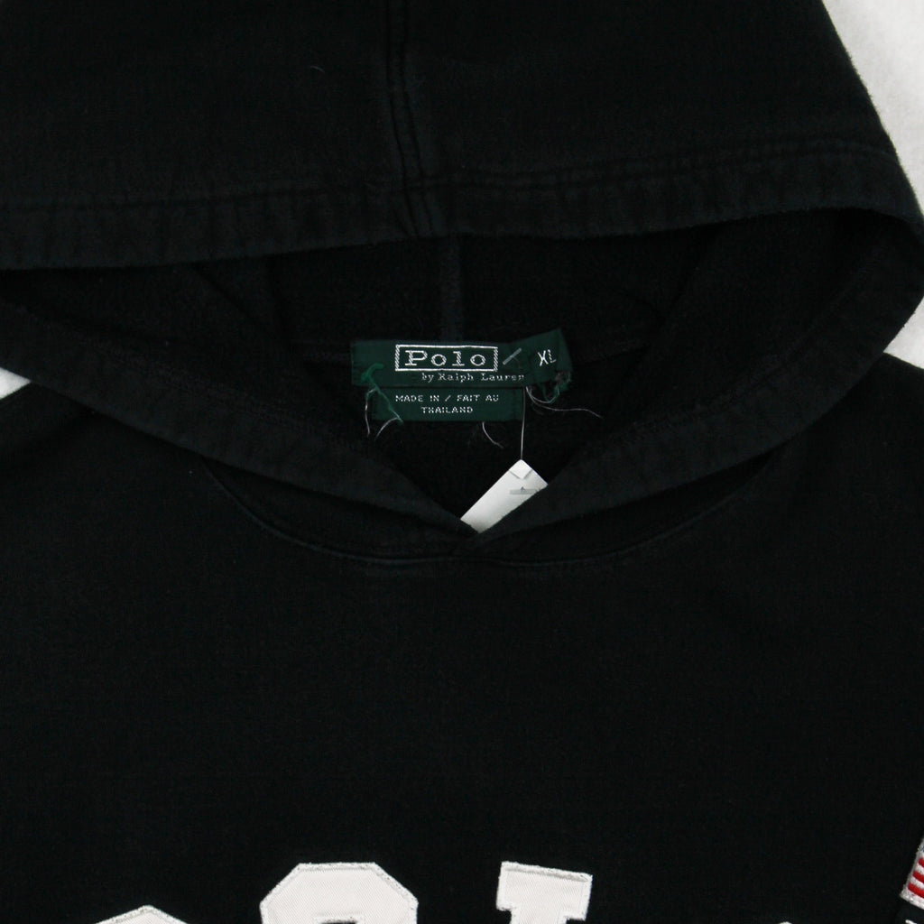 Vintage Polo Ralph Lauren Spellout Hoodie XL