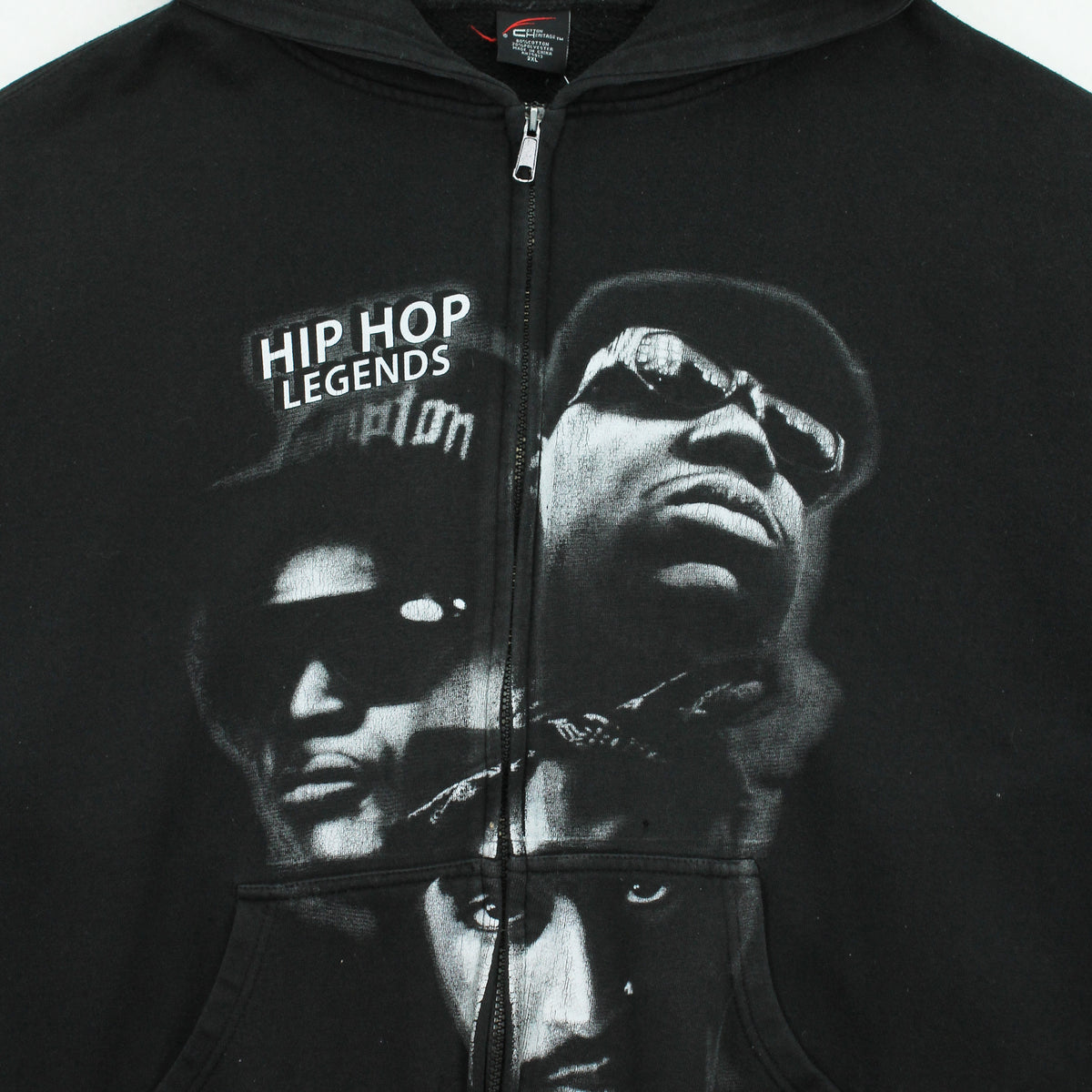 Vintage Hip Hop Legends Zip Hoodie XXL