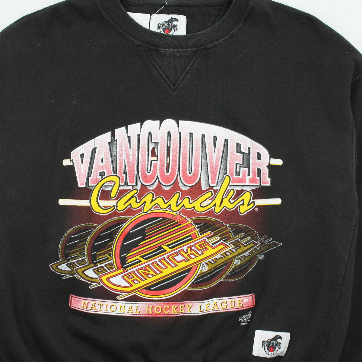 90s Ravens Vancouver Canucks Crewneck L