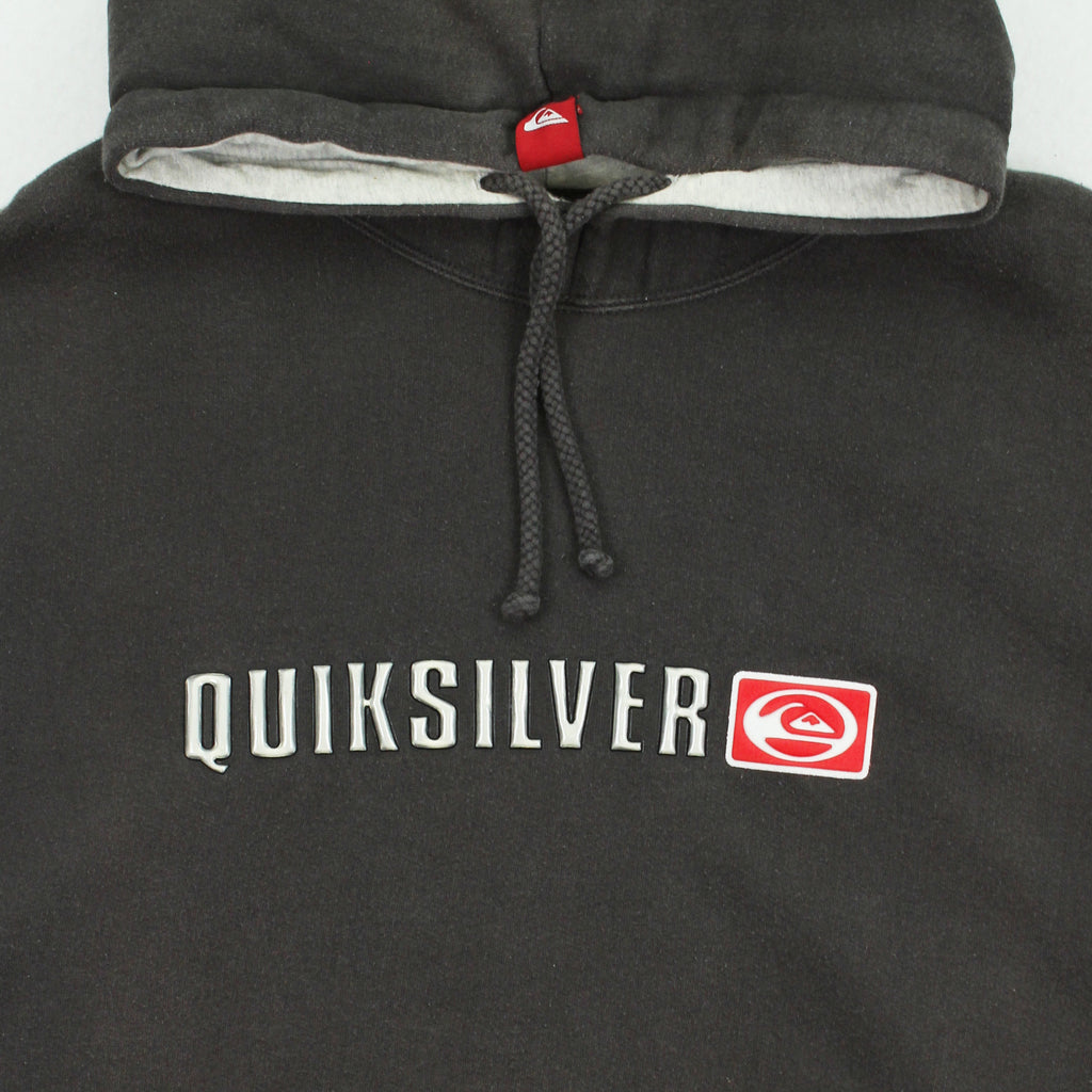 2000s Quiksilver 3D Logo Hoodie XXL