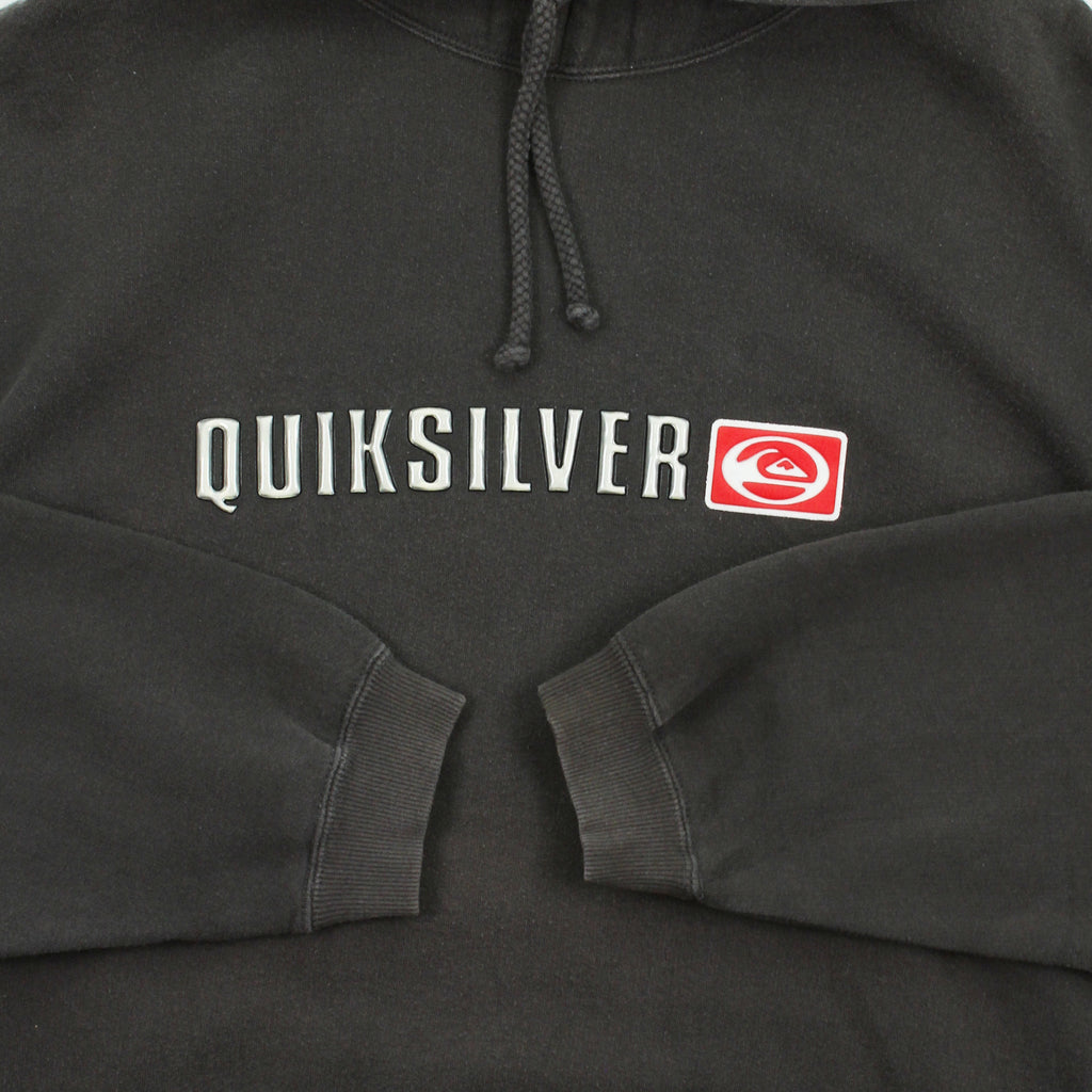 2000s Quiksilver 3D Logo Hoodie XXL