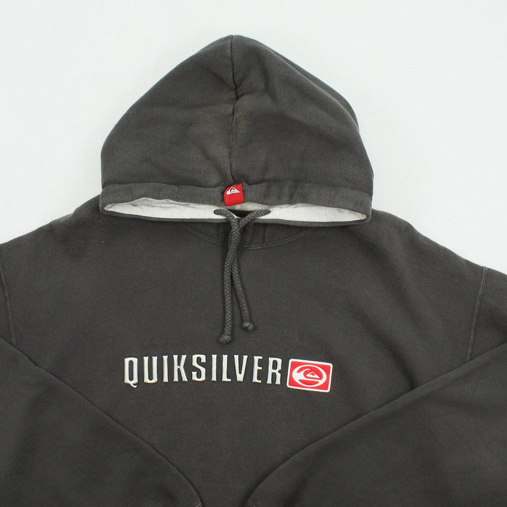 2000s Quiksilver 3D Logo Hoodie XXL