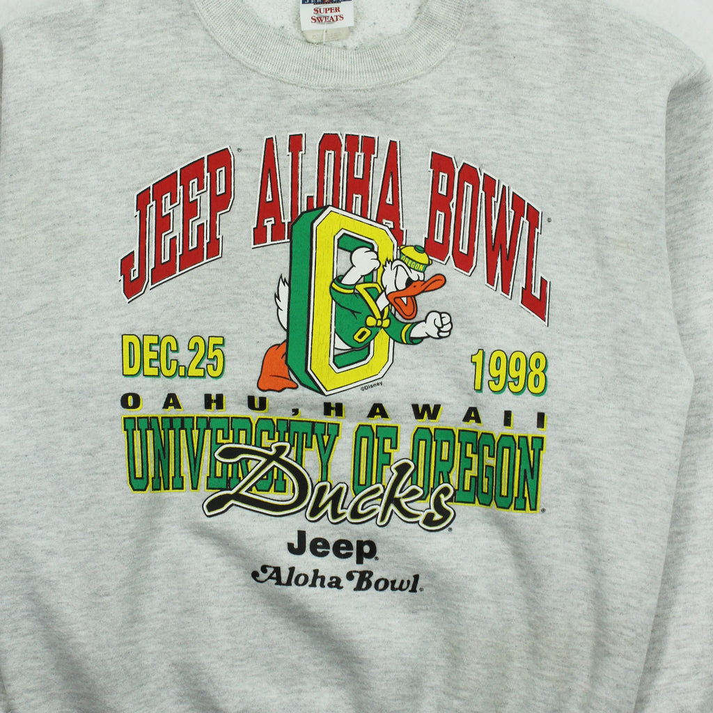 1998 Aloha Bowl University Of Oregon Crewneck M