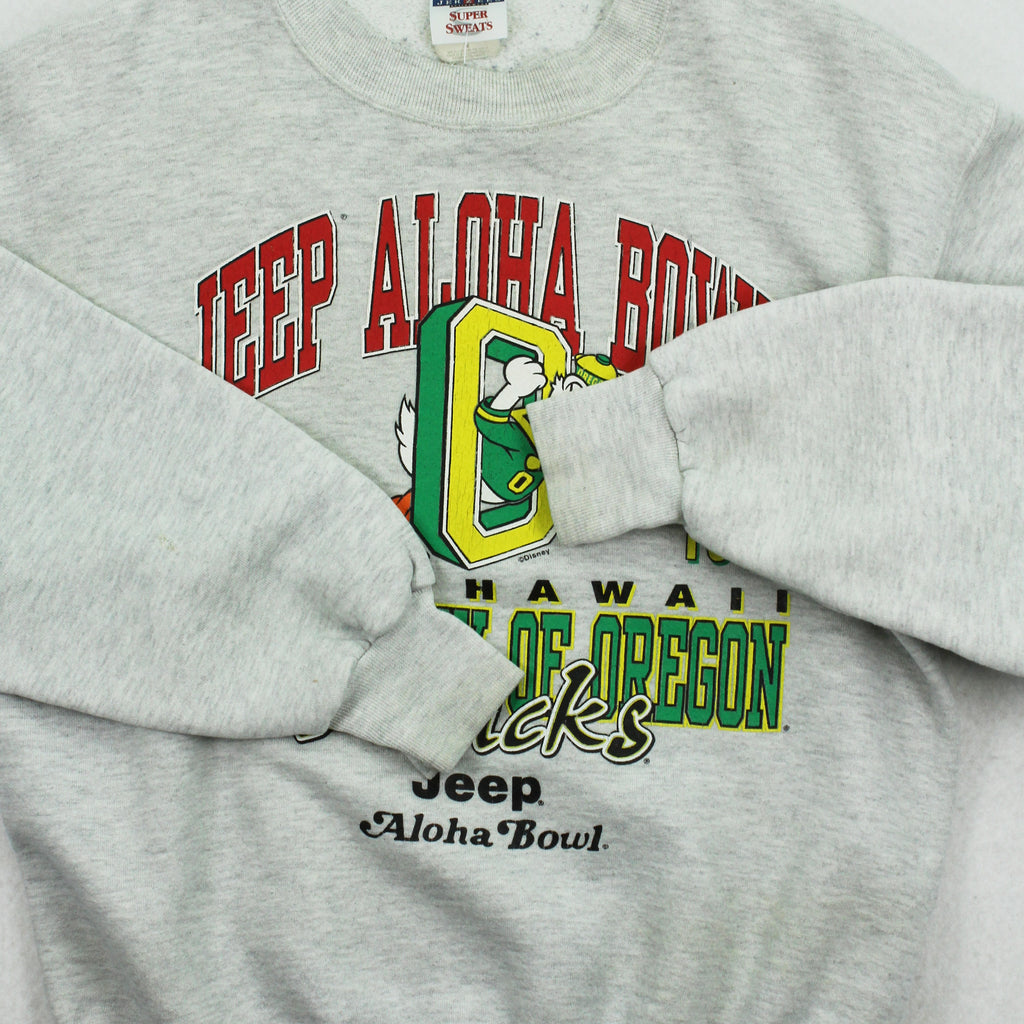 1998 Aloha Bowl University Of Oregon Crewneck M