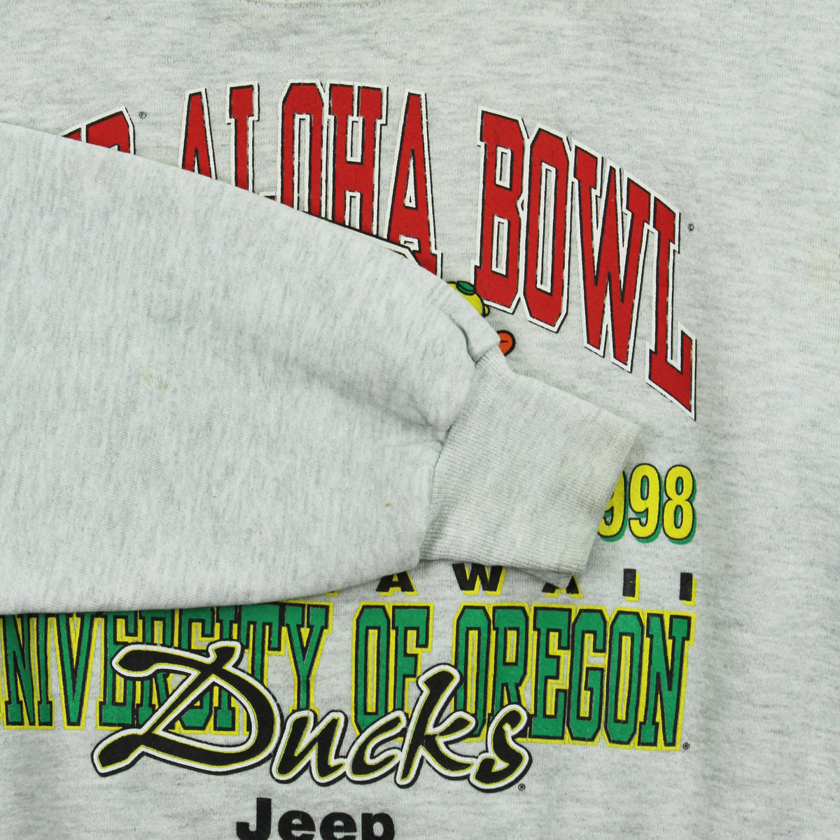 1998 Aloha Bowl University Of Oregon Crewneck M
