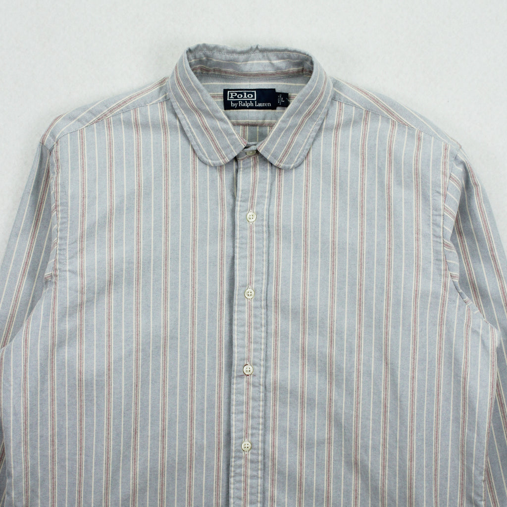 Vintage Polo Ralph Lauren Striped Button Up L