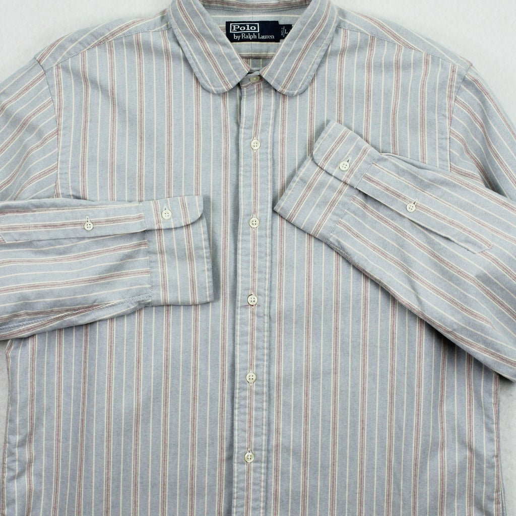Vintage Polo Ralph Lauren Striped Button Up L
