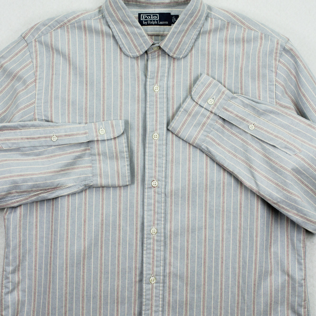 Vintage Polo Ralph Lauren Striped Button Up L