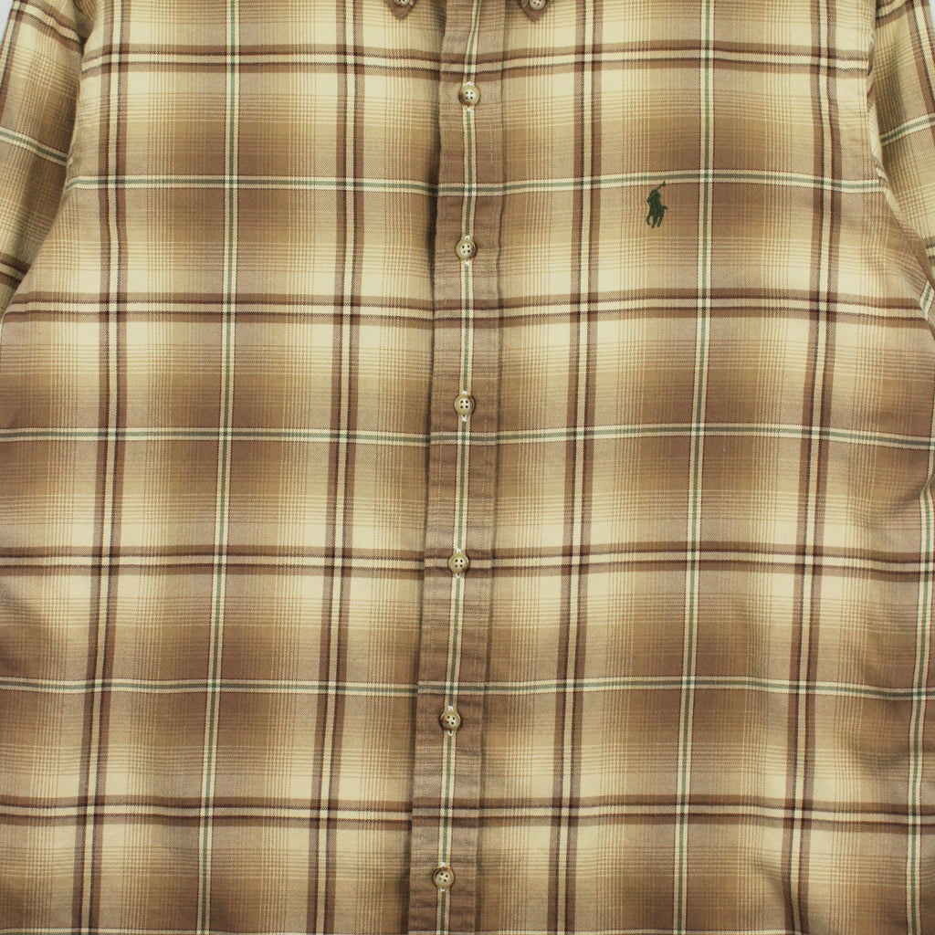 Vintage Polo Ralph Lauren Plaid Button Up Shirt L