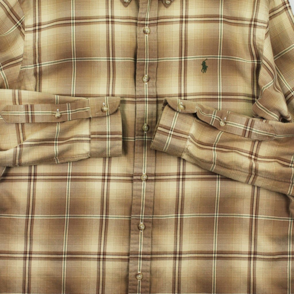 Vintage Polo Ralph Lauren Plaid Button Up Shirt L