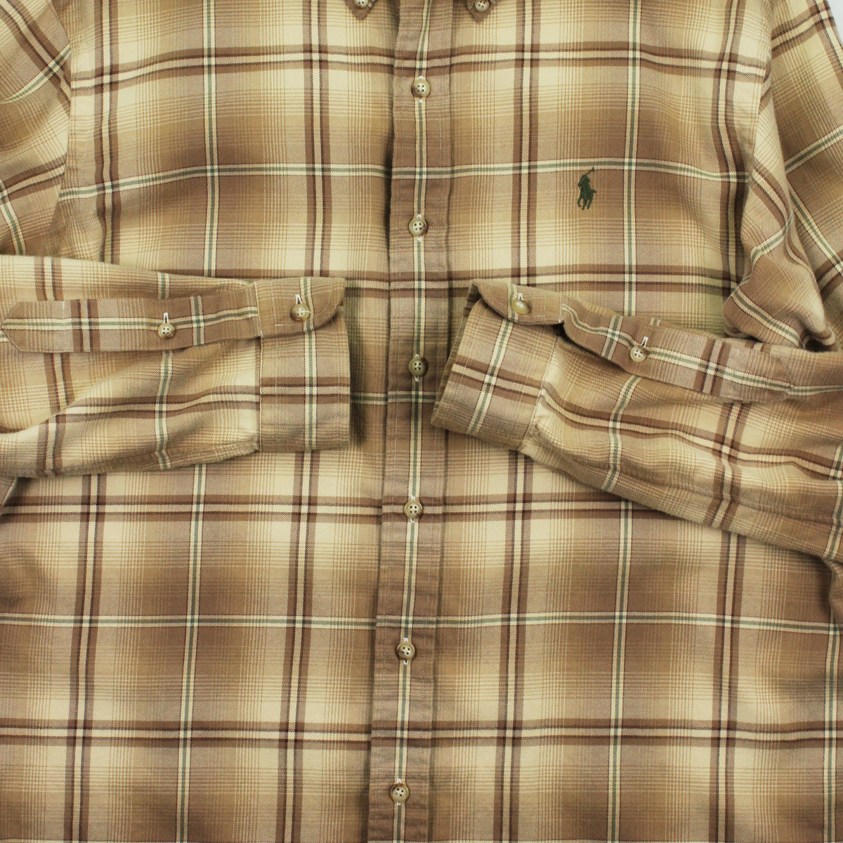 Vintage Polo Ralph Lauren Plaid Button Up Shirt L