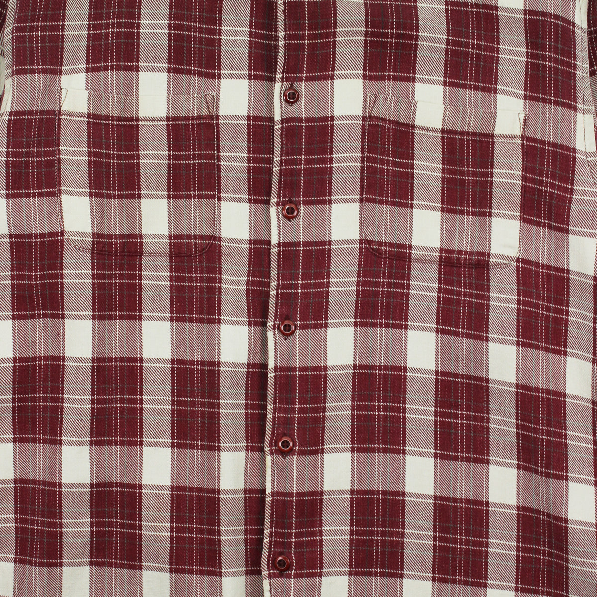 Vintage Club Monaco Plaid Button Up Shirt L