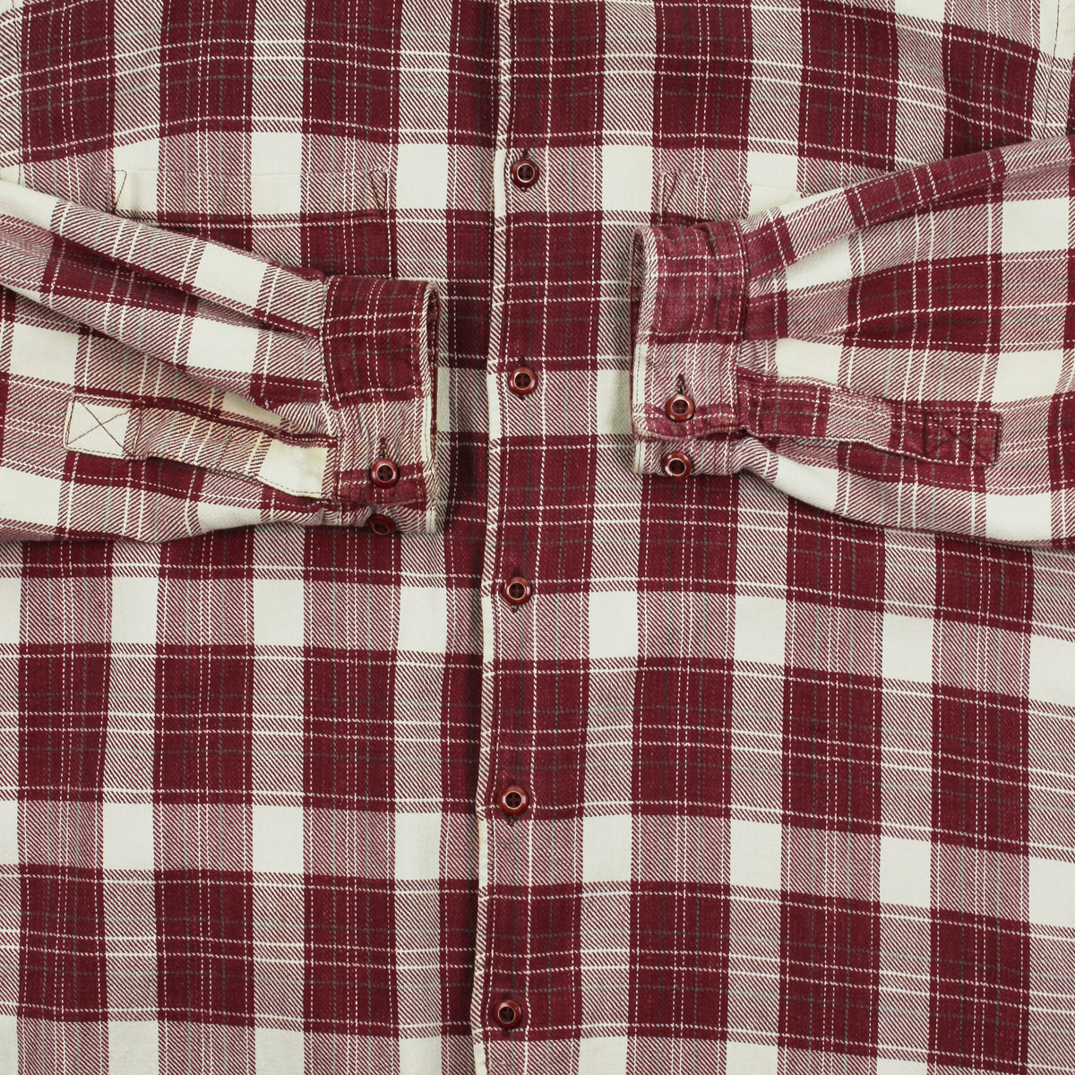 Vintage Club Monaco Plaid Button Up Shirt L