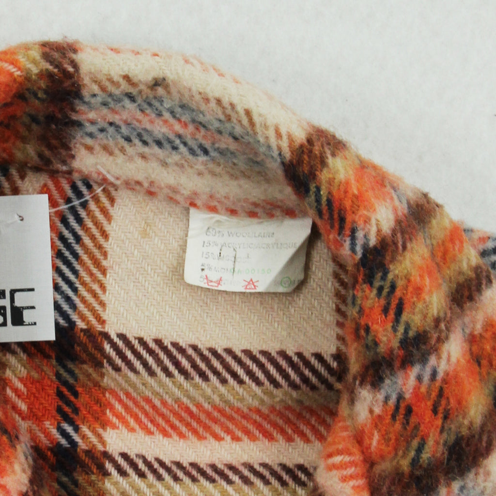 Vintage Wool Blend Button Up Shirt XL