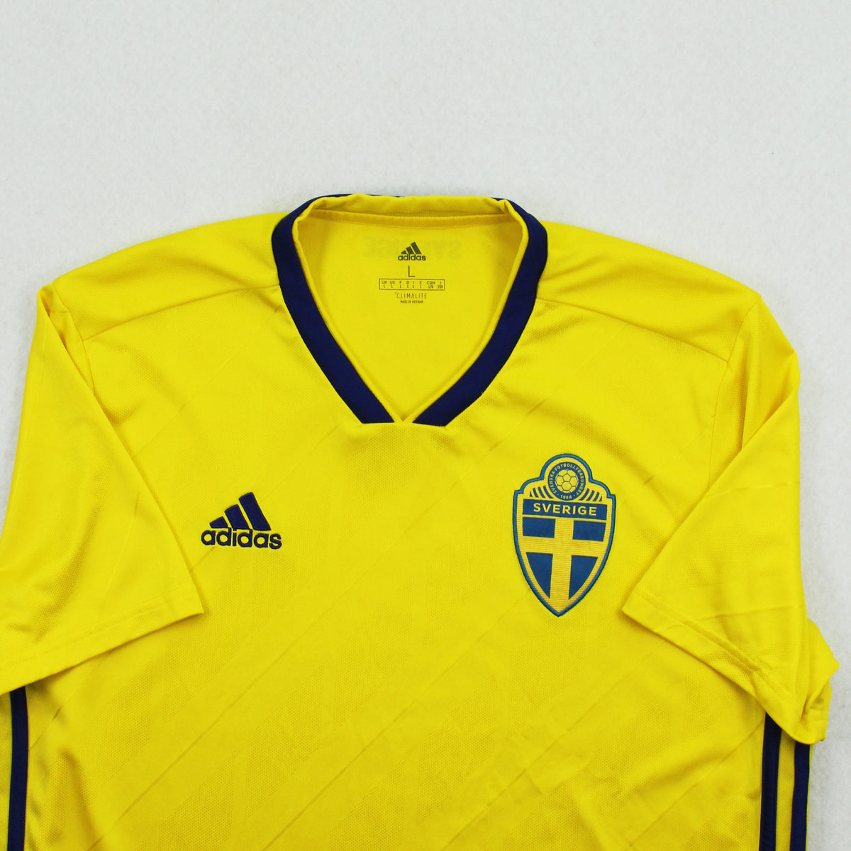2018 Adidas Sweden Home Kit L