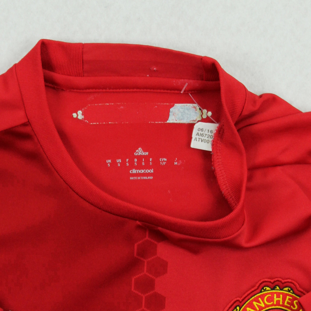 2016-17 Adidas Manchester United Home Kit S