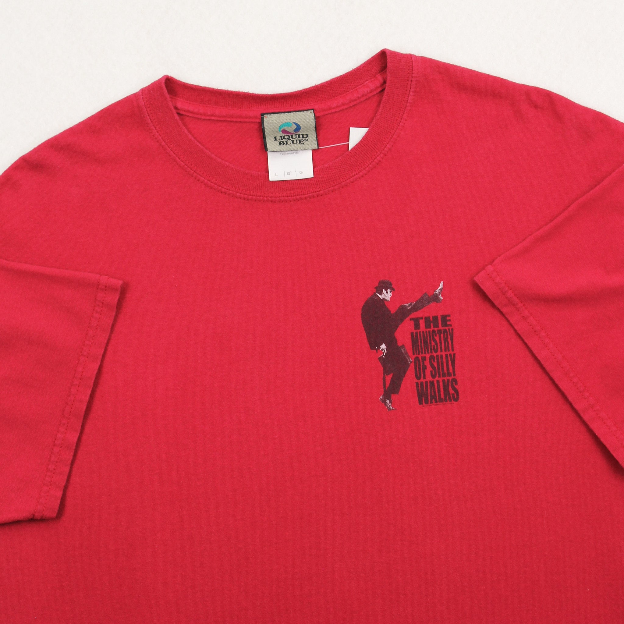 2009 Liquid Blue Monty Python Ministry Of Silly Walks Tee L