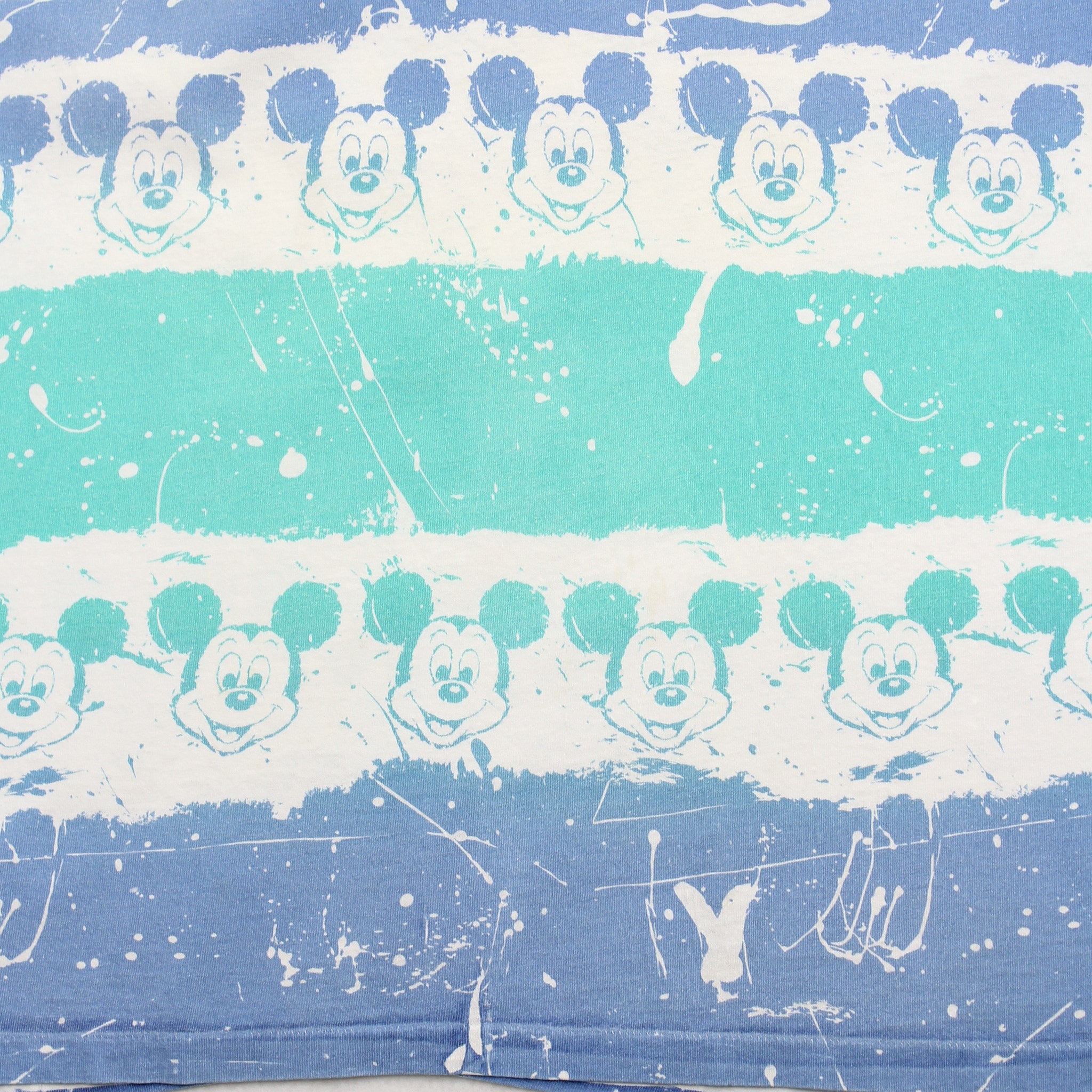 80s Disney Mickey Mouse AOP Tie Dye Tee XL