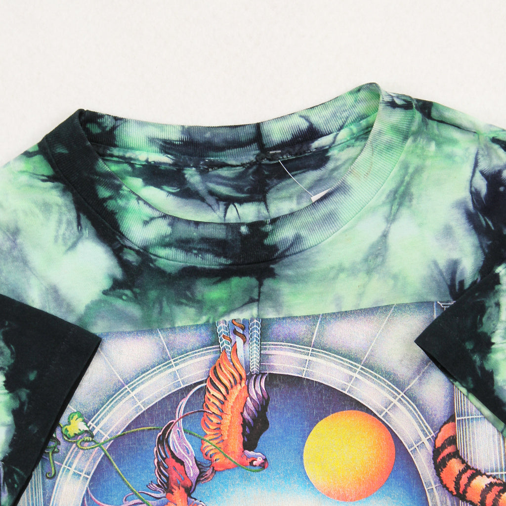 Vintage Lisa Chapman Tiger Art Tie Dye Tee L