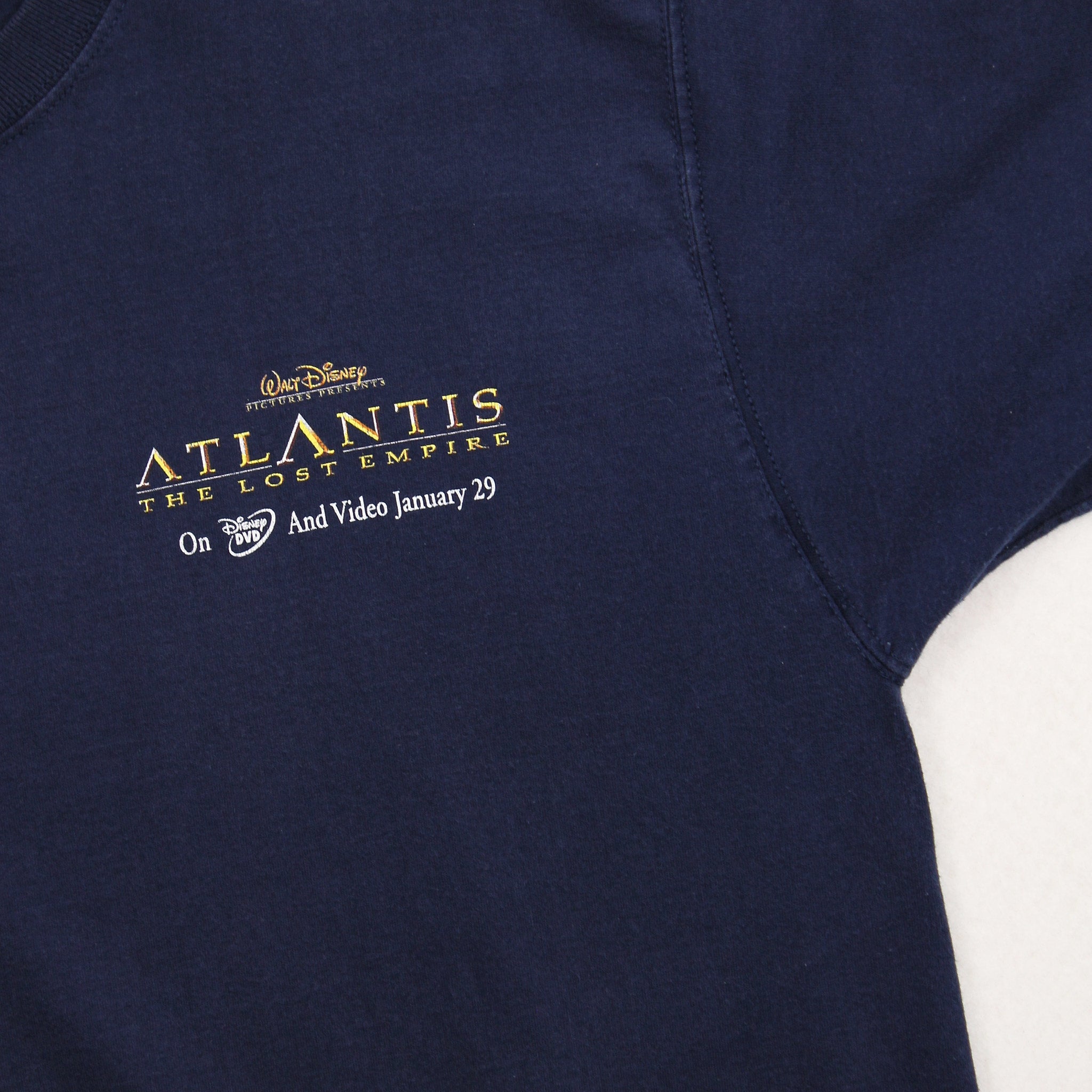 Disney Atlantis The Lost Empire DVD Promo Tee XL