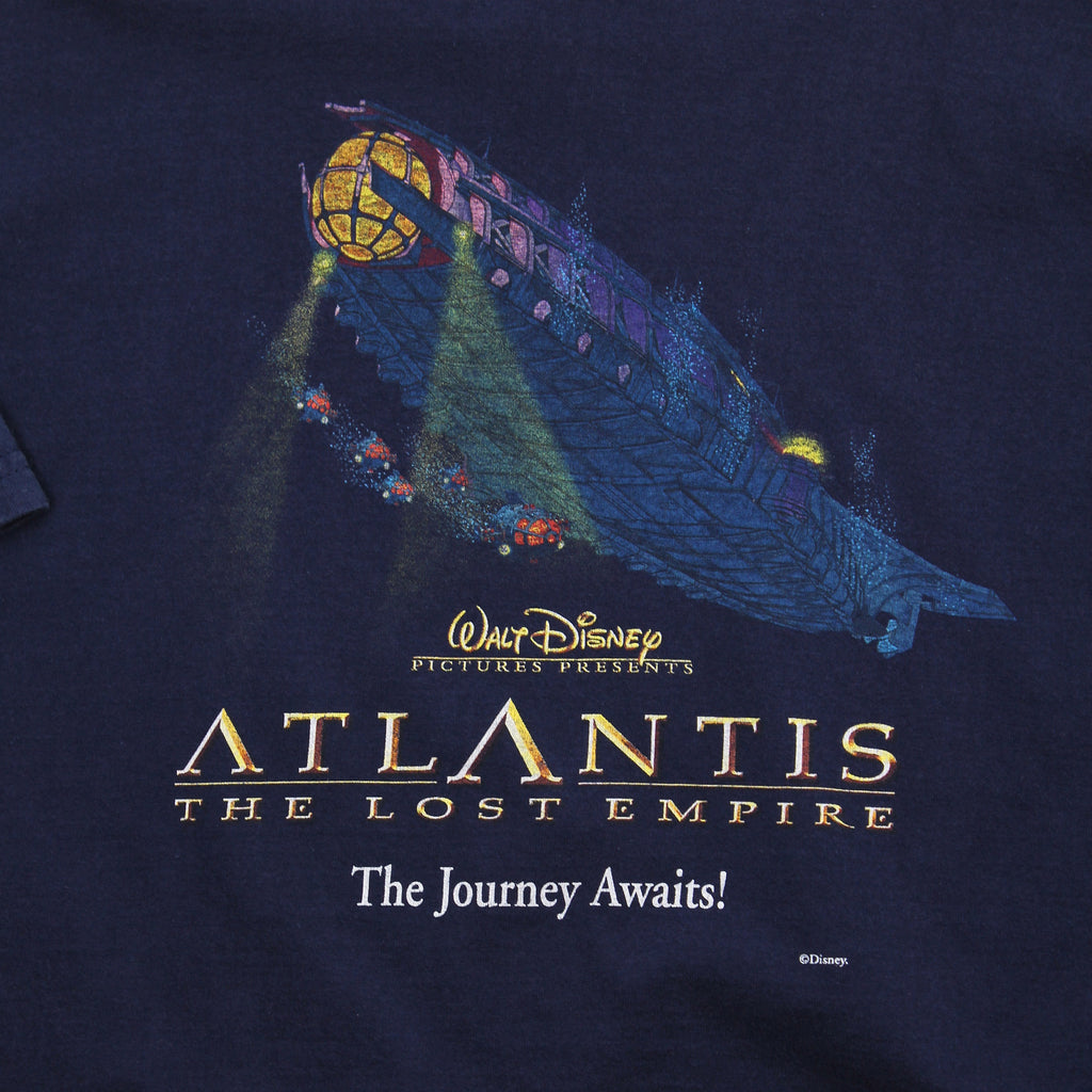 Disney Atlantis The Lost Empire DVD Promo Tee XL