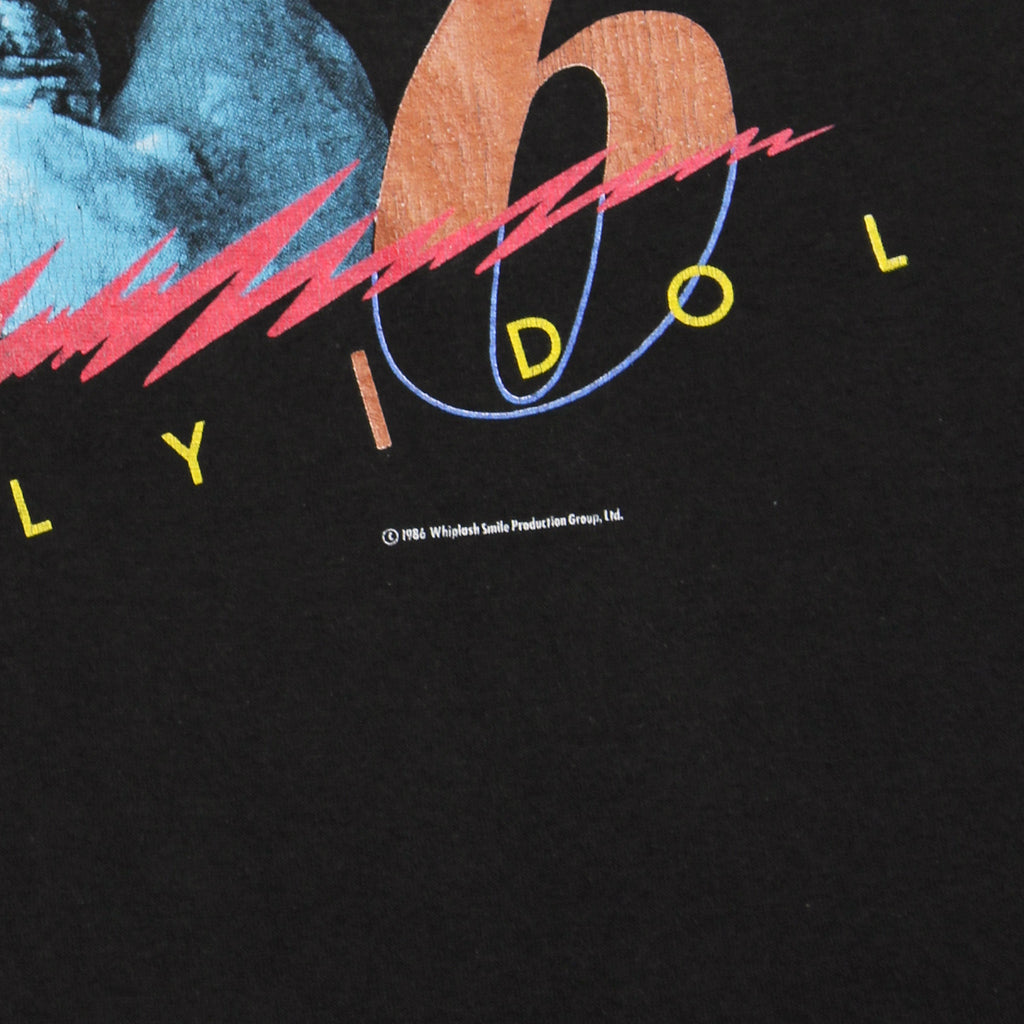 1986 Billy Idol Whiplash Smile Tour Tee L