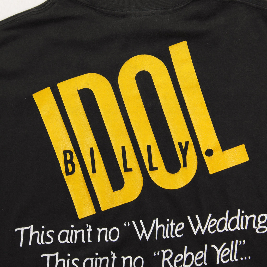 1986 Billy Idol Whiplash Smile Tour Tee L