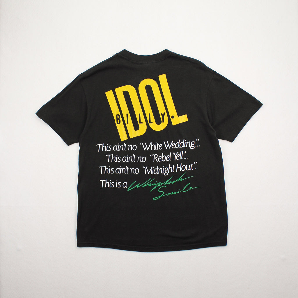 1986 Billy Idol Whiplash Smile Tour Tee L